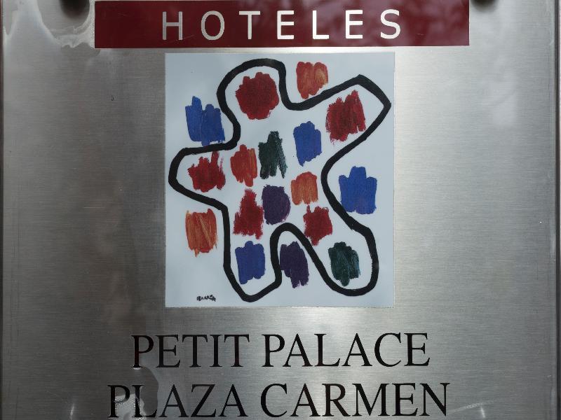 Petit Palace Plaza Del Carmen Madrid Buitenkant foto